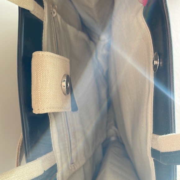 Lauren Ralph Lauren Linen/canvas Beige Crossbody/Shoulder bag - Picture 4 of 6